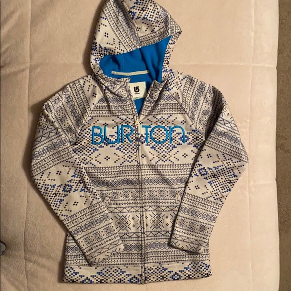 Burton hooded fleece lined jacket - Picture 1 of 2